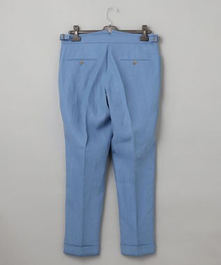 GOTAIRIKU 麻素材【MADE IN ITALY】BERWICH スラックス(SCOTCH) ブルー系