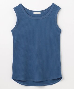 ANY L 【新色追加】ラウンドタンクトップ ブルー