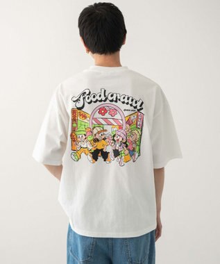 WEGO 【ユニセックス着用ITEM/MLサイズ展開】別注NEWJACKグラフィックT（SS） ホワイト