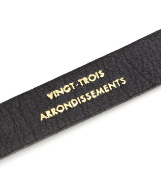 23区 【滝沢眞規子さん着用】ソフト ロング ベルト ブラック系