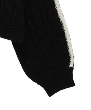 Green Parks ・ｓｗｉｎｇ　ｂｙ　ラインケーブルタートルニット Black