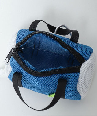 WEGO メッシュバッグミニポーチ ブルー
