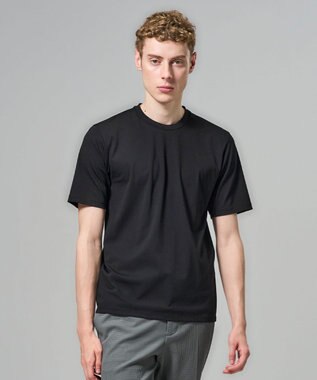 JOSEPH HOMME 新色追加【機能素材】ハイゲージベアスムース　クルーネックＴシャツ ブラック系