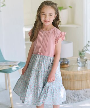 組曲 KIDS 【110-140㎝】 petit marguerite ドッキングワンピース