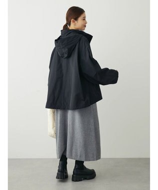 Green Parks もちやわ　ハイゲージニットワンピース Dark Gray Mixture