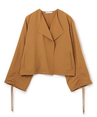 BEIGE， ZINNIA / ノーカラーブルゾン Ocre