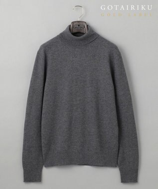  GOLD LABEL/WEB&一部店舗限定【CARIAGGI】カシミヤ100％　ハイゲージタートルネック ニット