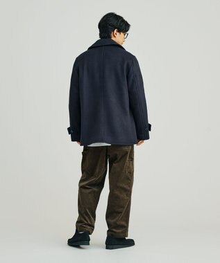 J.PRESS YORK STREET 【UNISEX】メルトン Pコート ネイビー系