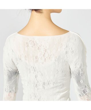 Chacott 【ノーソーイングニット】フラワーブーケプリントニットトップ ロイヤルピンク