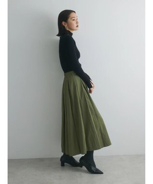 Green Parks armonia．フレアスカート Khaki