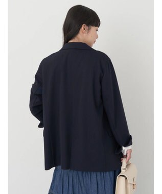 earth music&ecology ダブルテーラードジャケット Navy