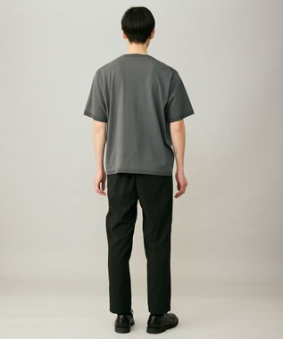 UNFILO MENS アラエルアンチピリングニット クルー セイジグリーン