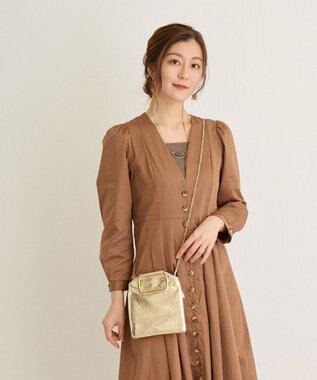 ROOTOTE 0669【直営店限定:ミニショルダー】ベビールー.シャイニークラック-A 01：ホワイトゴールド