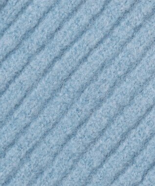 UNFILO 【WEB/一部店舗限定】ふわふわニット アームウォーマー サックス