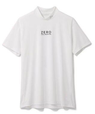 ZERO HALLIBURTON 【防透け】 モックネック Tシャツ ZHG-A4S4 82814 ゴルフウェア ホワイト