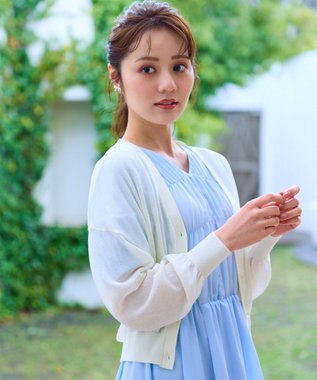 シアーニット カーディガン