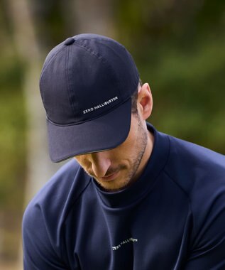 ZERO HALLIBURTON 【快適フィット】メタリックロゴキャップ 85063 ネイビー