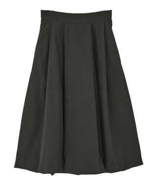 earth music&ecology バルーンミディスカート Black