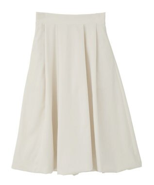 earth music&ecology バルーンミディスカート Ivory