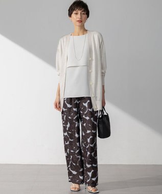 23区 【CanCam10月号掲載/CLASSY.10月号掲載】シャイニーシアー カーディガン アイボリー系