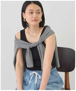 AMERICAN HOLIC Uネックタンクトップ Black