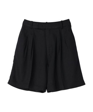 AMERICAN HOLIC リネンブレンドショートパンツ Black