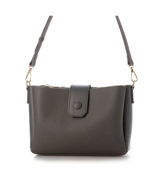 UNBILLION カシュカシュ cachecache / 横型3つ口ショルダーバッグ GY