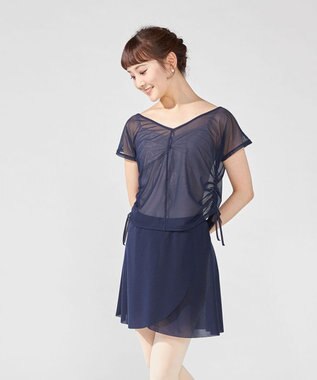 Chacott キャミソールレオタード ネイビー