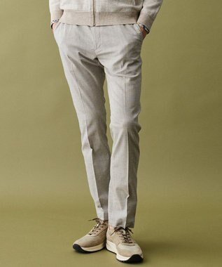 JOSEPH ABBOUD 【ウエストも伸びる!/清涼/ストレッチ】スラブストレッチ パンツ ベージュ系