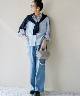 TOPKAPI 【Breath TOPKAPI】SCOTCH GRAIN スコッチグレイン プレーン 2way ミニ トートバッグ ライトグレー