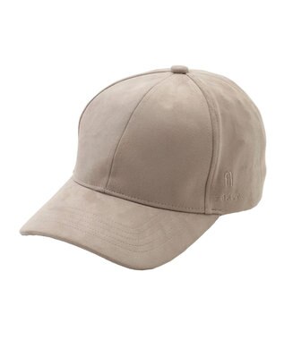 MOONBAT FURLA(フルラ)横刺繍スエード キャップ UVカット ベージュ