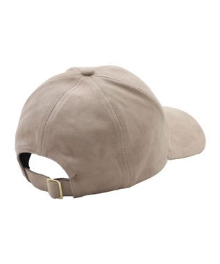 MOONBAT FURLA(フルラ)横刺繍スエード キャップ UVカット ベージュ