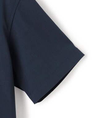 J.PRESS MEN 【WEB・一部店舗限定】リネンライク オープンカラーシャツ ネイビー系