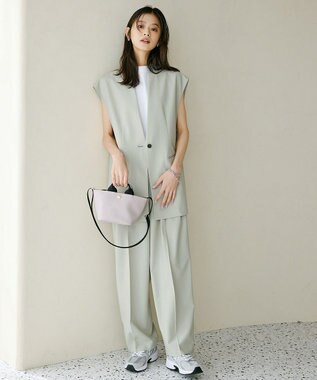 TOPKAPI 【Breath TOPKAPI】SCOTCH GRAIN スコッチグレイン プレーン 2way ミニ トートバッグ サンドグレー