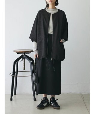 Green Parks AnriettMusee ラメ切替スリーブリブシアーニット Light Gray