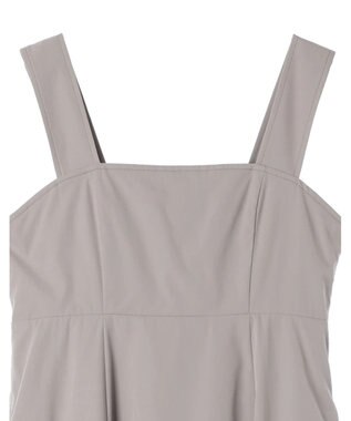 earth music&ecology ステッチジャンドレ Gray Beige