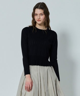 IN ROMANCE ペプラム ニットプルオーバー