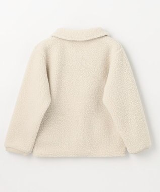 ANY KIDS もこもこボアブルゾン アイボリー系