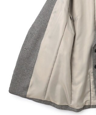 ICB W/Ryチェック テーラードジャケット ブラック系