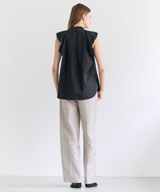 BEIGE， MALLOW / コットンタック バルーンスリーブブラウス Black