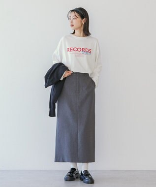 AMERICAN HOLIC ＲＥＣＯＲＤＳロングＴシャツ Off White