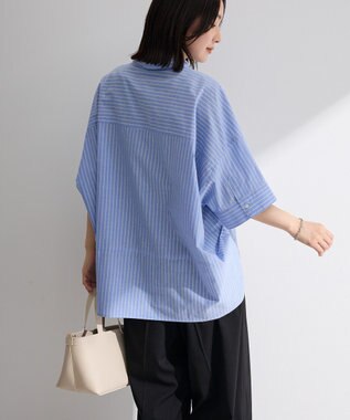 Green Parks ＵＶカットスキッパー半袖シャツ Stripe
