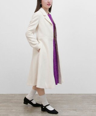 TOCCA 【消臭】MILKY PUFF ウールコート アイボリー系