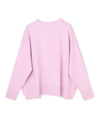 UNFILO L マイビューティニット クルーネック ライラック