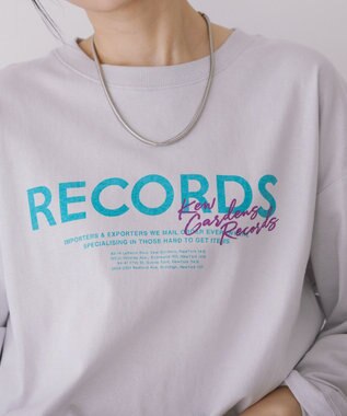 AMERICAN HOLIC ＲＥＣＯＲＤＳロングＴシャツ Light Gray