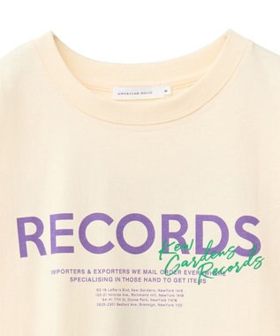 AMERICAN HOLIC ＲＥＣＯＲＤＳロングＴシャツ Light Yellow