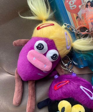 WEGO 悪魔お野菜モンスターぬいぐるみキーホルダー イエロー