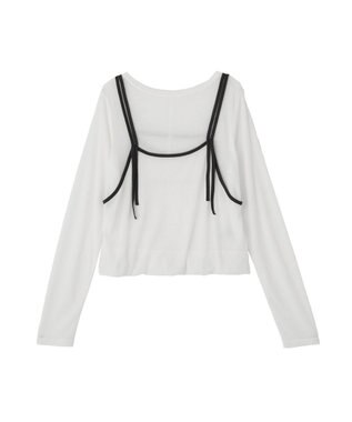 CRAFT STANDARD BOUTIQUE パイピングレイヤードバルーンプルオーバー Off White