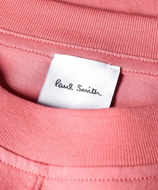 Paul Smith ハンドドローイング刺繍 半袖Tシャツ コーラル