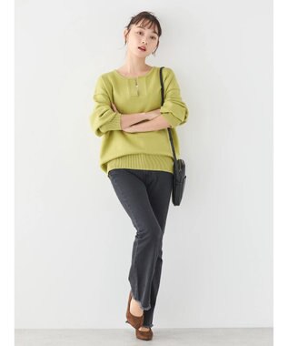 AMERICAN HOLIC バイパチスキッパーニットプルオーバー Pistachio